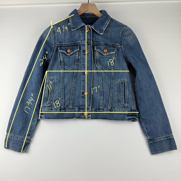 GAP Women’s Denim Jacket – Classic Medium Wash – Size Small - Picture 5 of 5